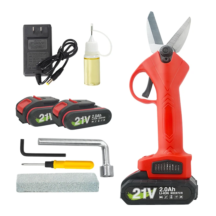 Garlic cutting dedicated 25mm cutting range power tools battery hand pruner electric pruning shears for galic harvesting