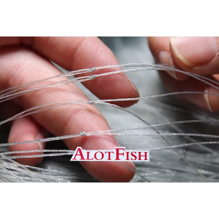 China Factory Price 0.20mm/12ply Gray Trammel net Multi Monofilament Fishing Net for Sale