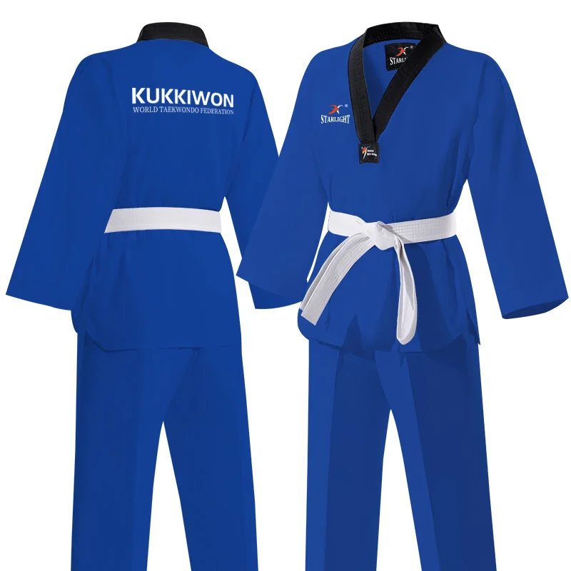 Adult children Breathable WTF dobok taekwondo uniforms