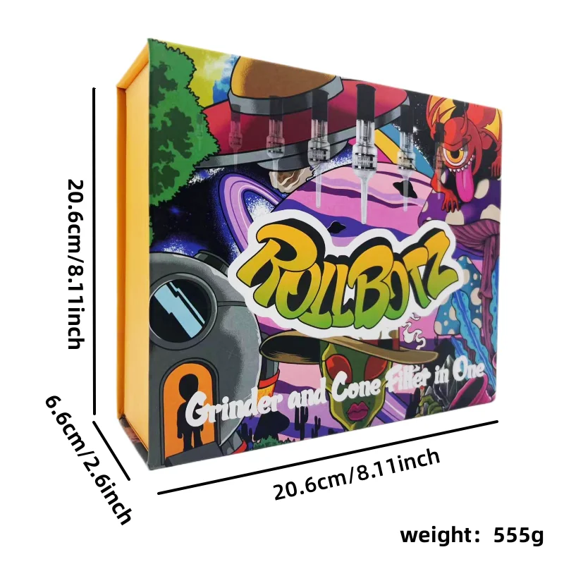 New Arrival  Pre Roll  Electric Herb Grinder Automatic Mill Tobacco Filler Machine USB Rechargeable Rollbotz RoboKone Filler