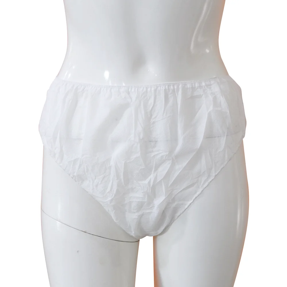 Wholesale Women Disposable Underwear Soft One Time Use PP Non woven Ladies Disposable Panties