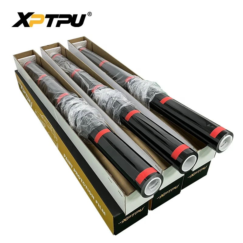 Premium Black Car TPU TPH  Paint Protection Film PPF LLumar 6.5mil 7mil 7.5mil Anti-yellowing xpel ppf film