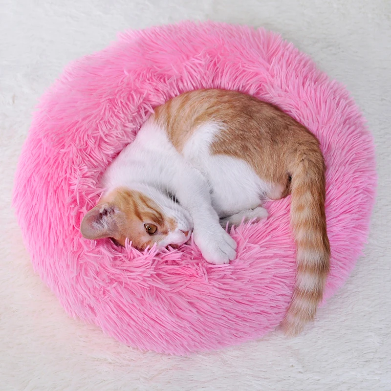 Dog Beds Washable Cat Calming Bed Donut Cuddler Self Warming Indoor pet bed