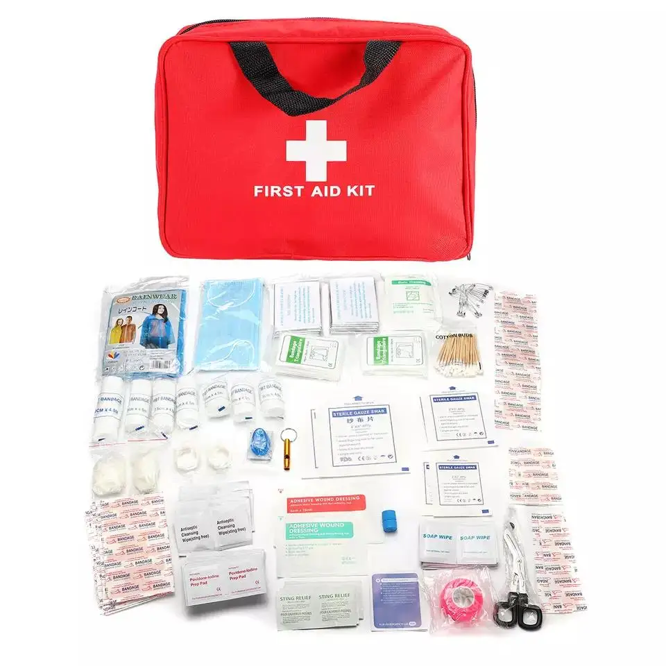 Firstime 280Pcs Survival Gear First Aid Kit SOS l Bag For Home Outdoor Emergency