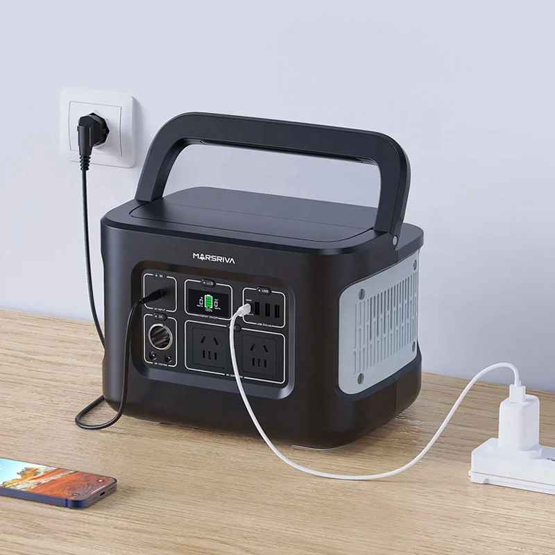 MARSRIVA new arrival Solar Energy Storage System 5V 12V 220V 600W 1000W AC DC Portable Power Station