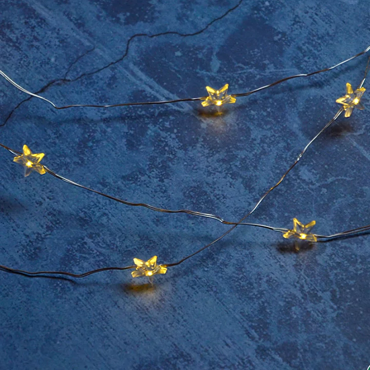 Xmas Light Firefly Twinkling Battery Powered Led Fairy Copper Wire String Light