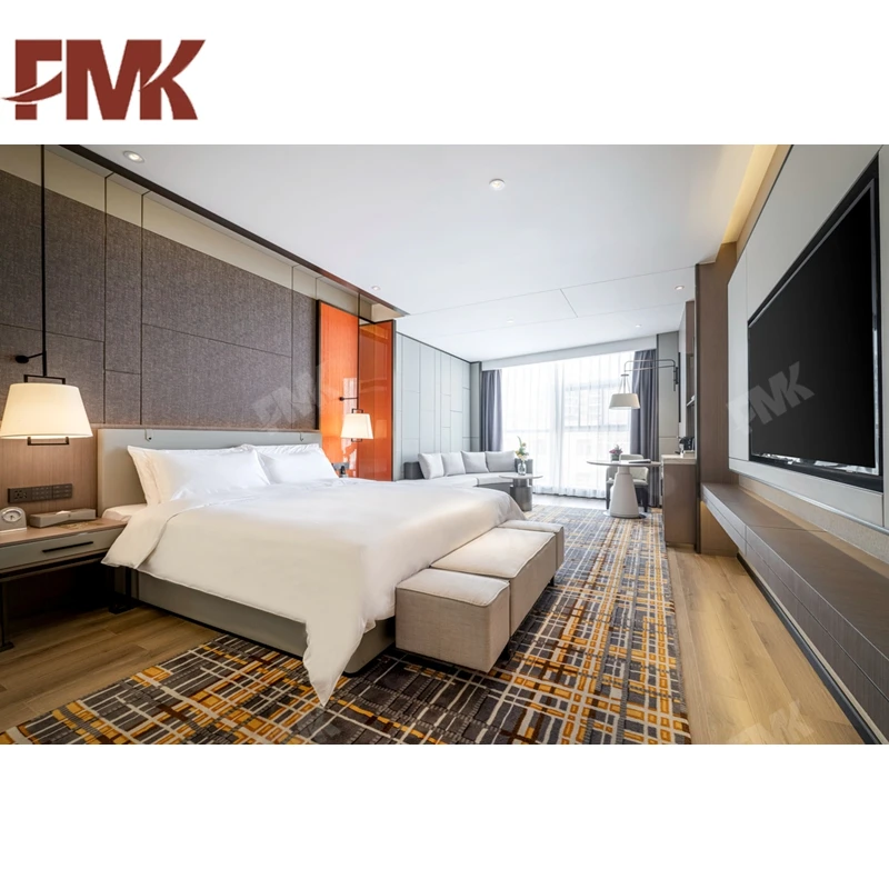 2021 Luxury  Hotel Bedroom Set 5 Star Marriott Hotel Furniture Manufacturer Supplier