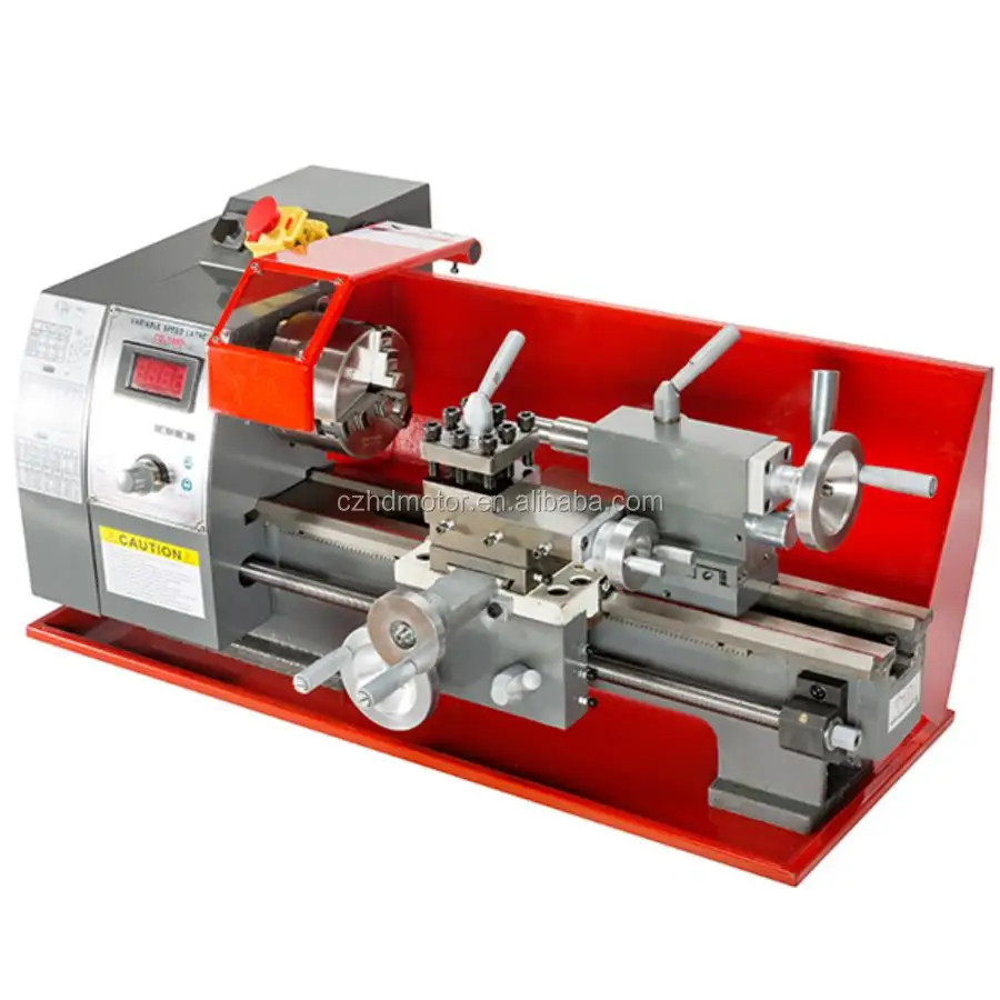 180 600W DIY mini hobby bench lathe machine,Variable Speed Mini Metal Lathe Machine/