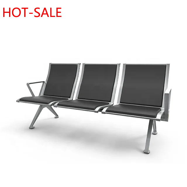 
stainless steel medical hospital waiting room chairs/ three seater waiting chairs 