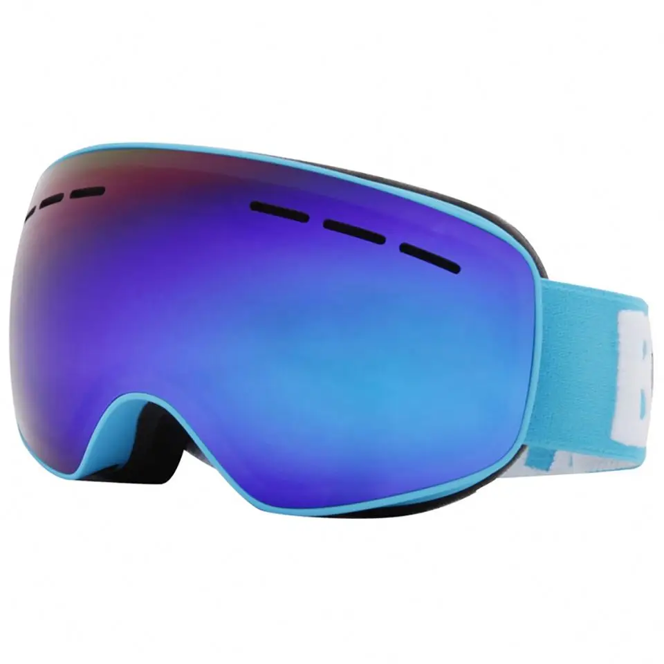 Custom Colorful TPU Best Selling Windproof Ski Glasses Custom Logo Snow Sports Eyewear Ski Goggles For Child