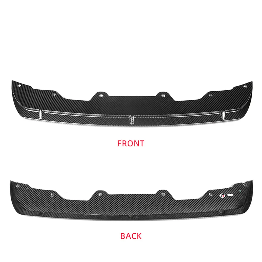 Autoclave Carbon Tech Real Carbon Fiber MP Style Front Bumper Diffuser Lip Spoiler Splitter For BMW 5 Series F90 M5 2020+