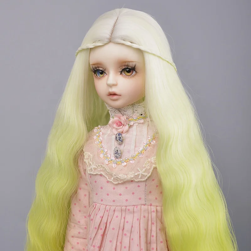 Synthetic doll wig green shot boy style bjd wigs 1/3 1/4 1/6 for choice