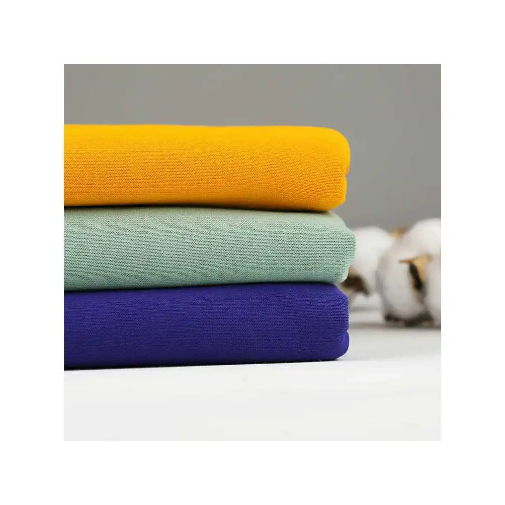 Widely Used Superior Quality 16S Tight Siro French Terry High Quality Strip Fabric Bamboo Fabric Terry