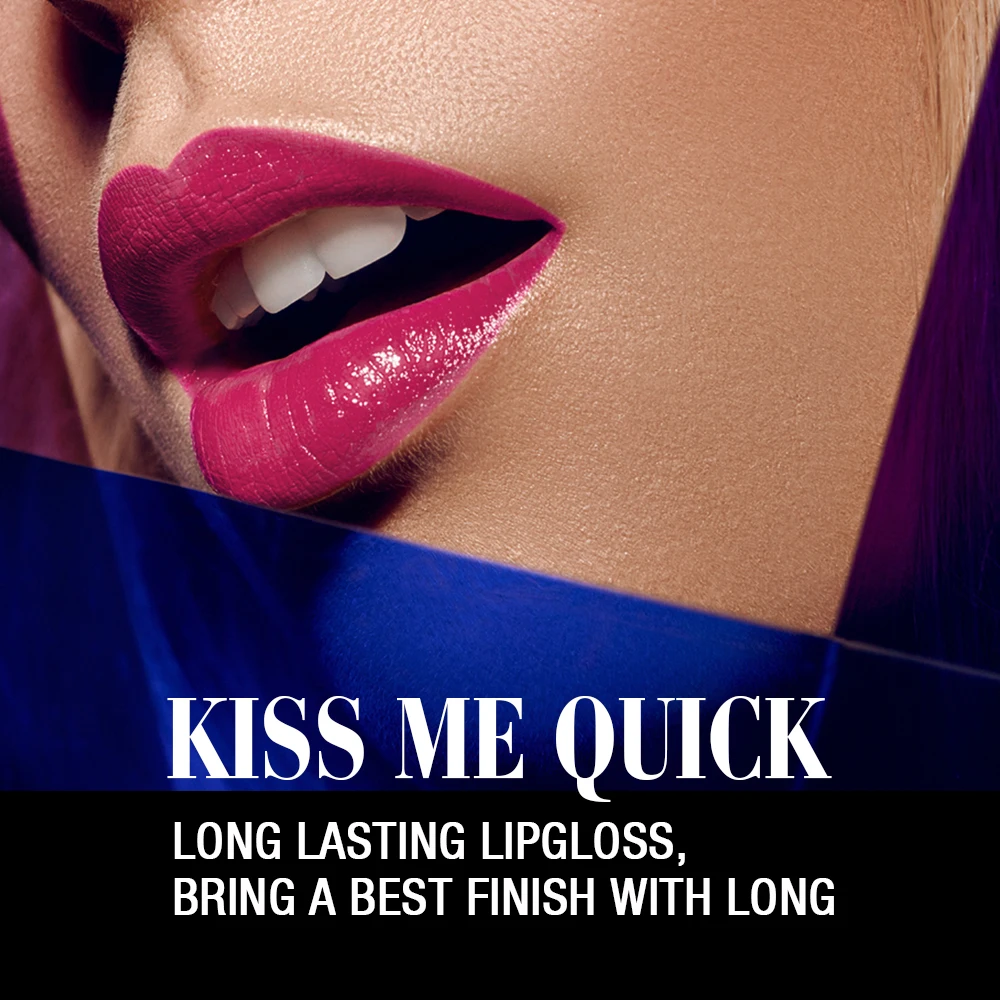 pigment lipstick Matte Vegan long wearing Liquid Lipgloss Private Label Custom Lip gloss