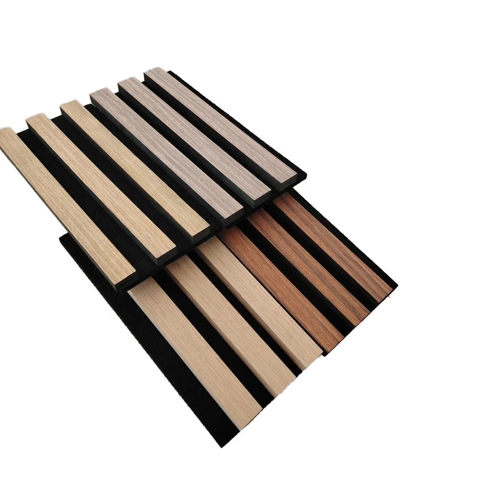 Room separator sound-absorbing design wooden partition wall acoustic wall panels