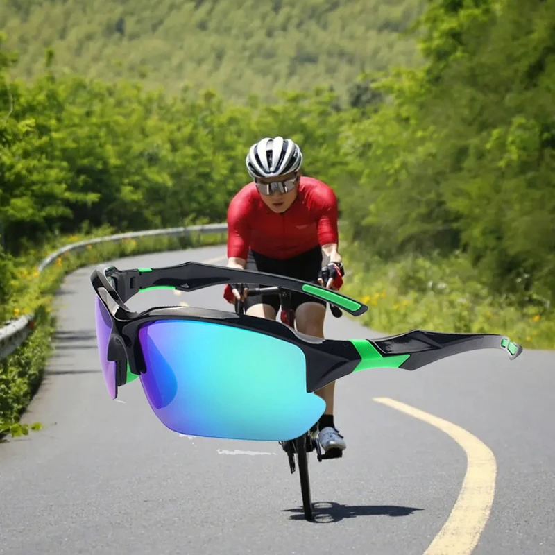 2024 Windproof Polarized Sports Sunglasses For Men & Women Cycling, Baseball, Running, Fishing, Golf & Driving
