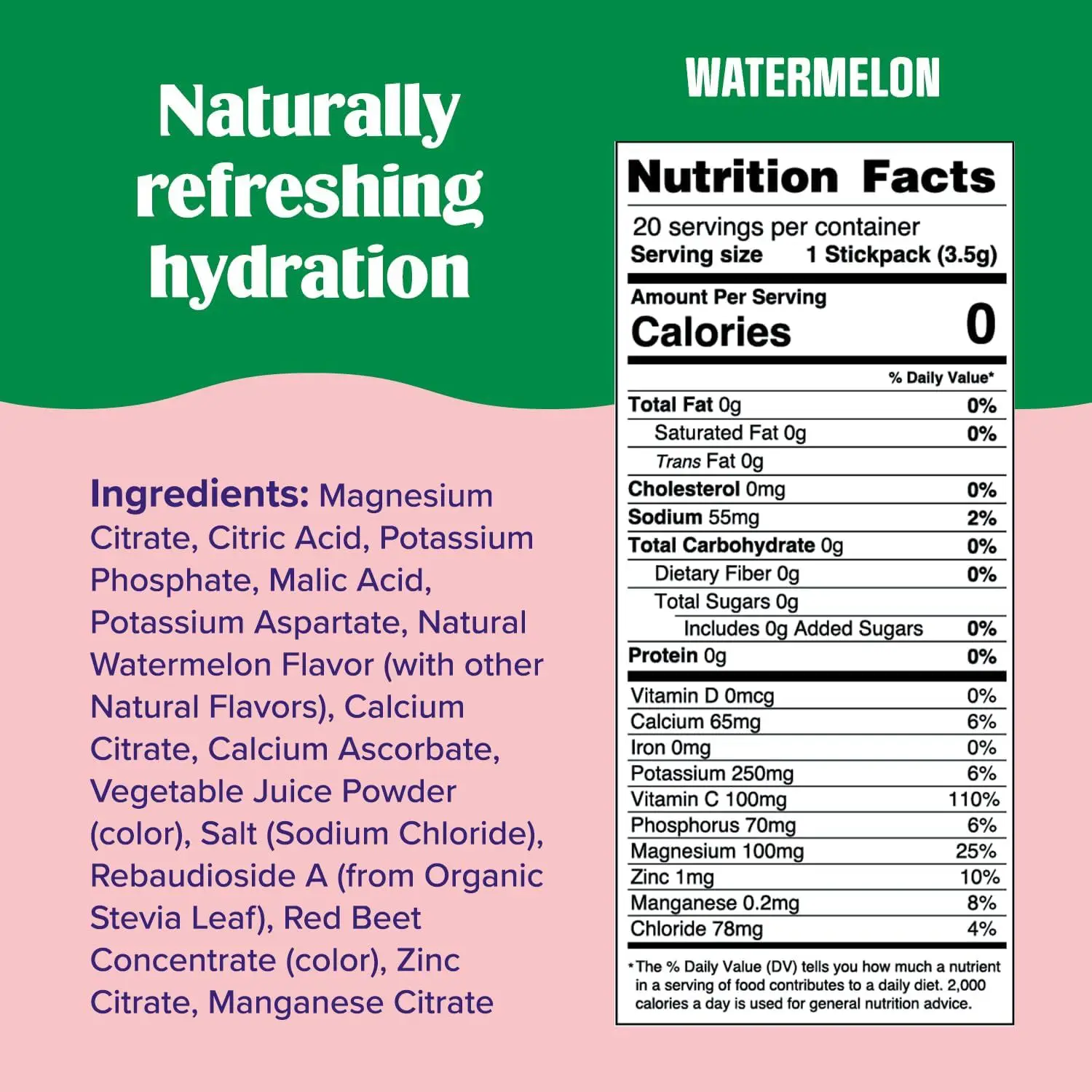 Electrolyte Stick Drink Mix Vitamin Supplement Powder Packets Hydration Electrolyte Powder