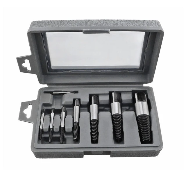 Auto Repair Tool Screw Extractor Drill Bit Guide Broken Damaged Bolt Remover Car-styling Storage Box Car Repair Tool