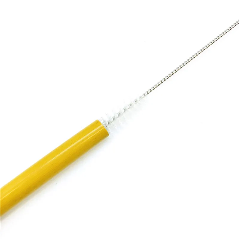 Stainless Steel Handle Material Nylon Brush Material curling brush pipe tube cleaner