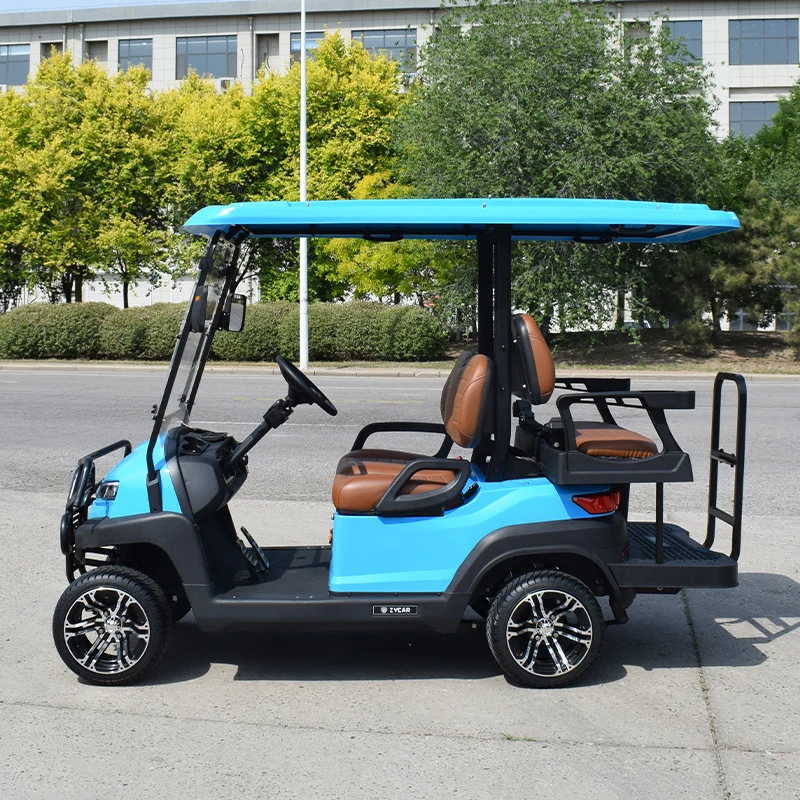 CE approved New Design Electric Golf Car 4 Seater Golf Cart with lithium battery