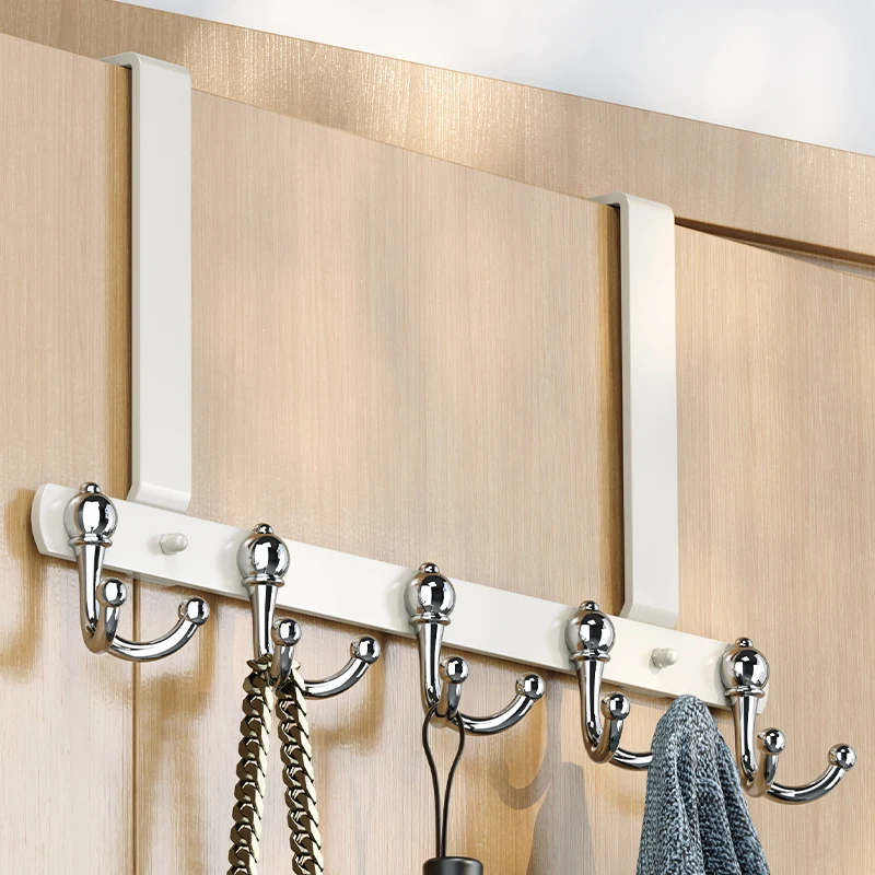 Hot Sellinghome Decor Bedroom Doorhanging Non Punchedclothes Hanger Multifunctional Hooks 4-8 Classification