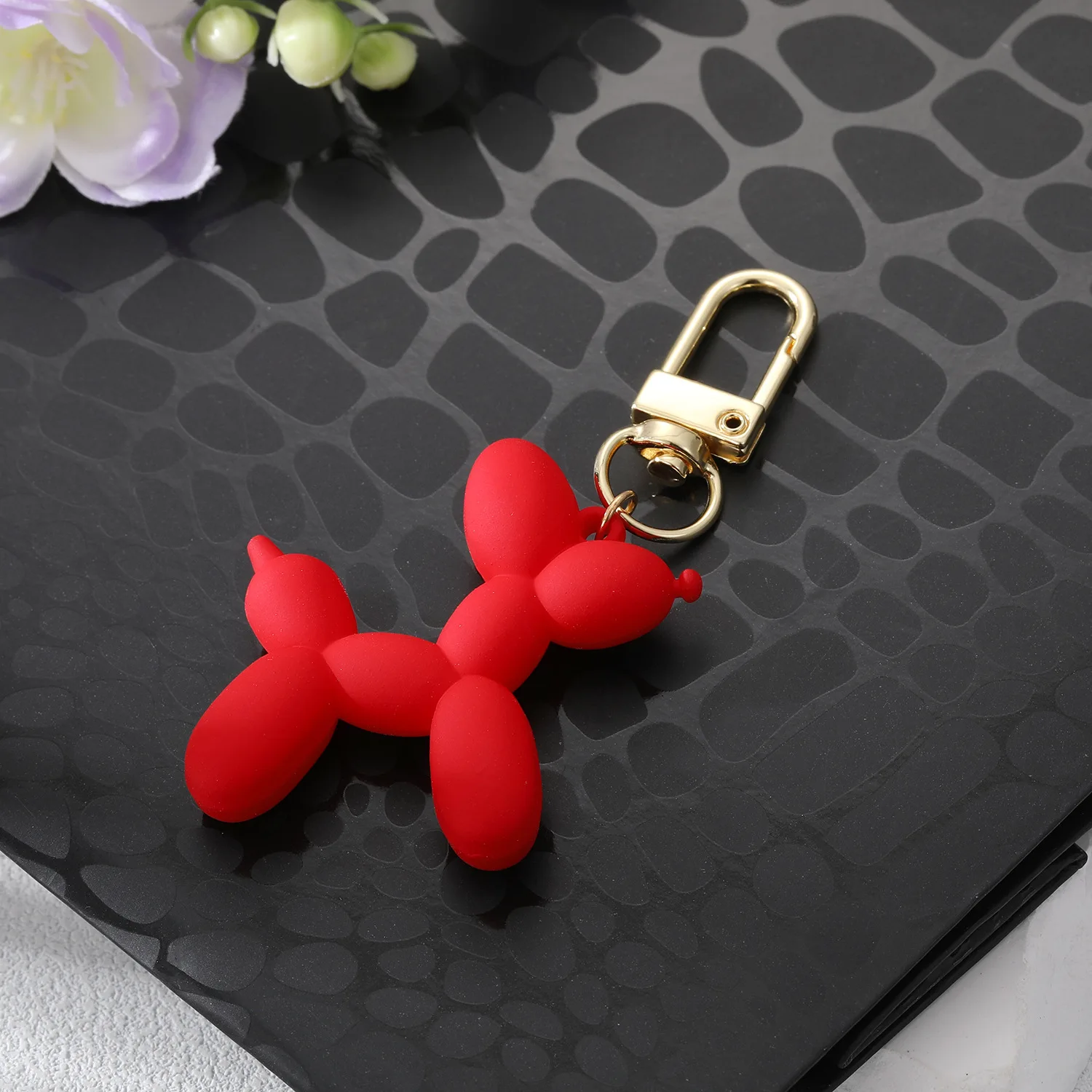 Unique Design fashion Dog Balloon Dog Keychain Animal Pendant Balloon Dog Charm Jewelry Accessories Diy Jewelry
