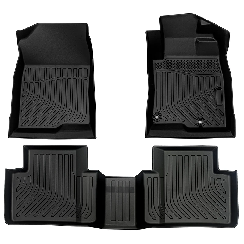 custom fit car floor mat with logo all weather rubber carpet For honda civic tpe car floor mat