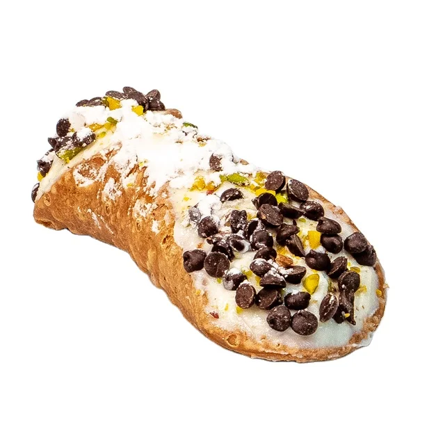 Hot sale made in italy artisanal  sicilian cannoli pastry with ricotta cream kit 7pcs big for wholesale
