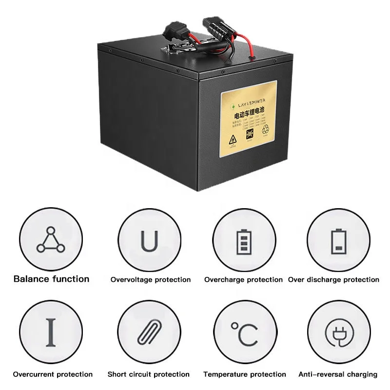Solar LiFePo4 48V 60V 72V 30Ah 40Ah 50Ah Lithium ion Battery Pack Batteries for Electric Scooters Ebike