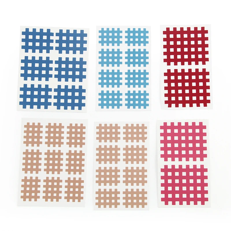 Кинезиологическая лента 27 мм X 21 мм 8 шт./лист для спорта и терапии