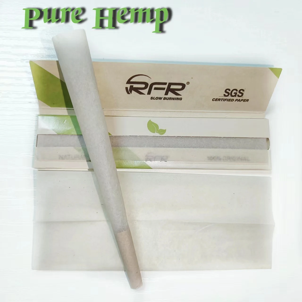 Hemp Rolling Paper Custom Smoking Classic King Size Slim Organic Rolling Papers Purest Natural Gum Virgin Paper Roll Custom Logo