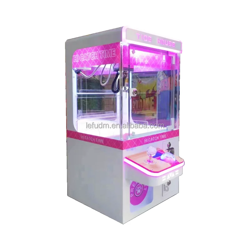 Новый дизайн 1 игрок коготь кран игровой автомат роскошный машина мини кукла