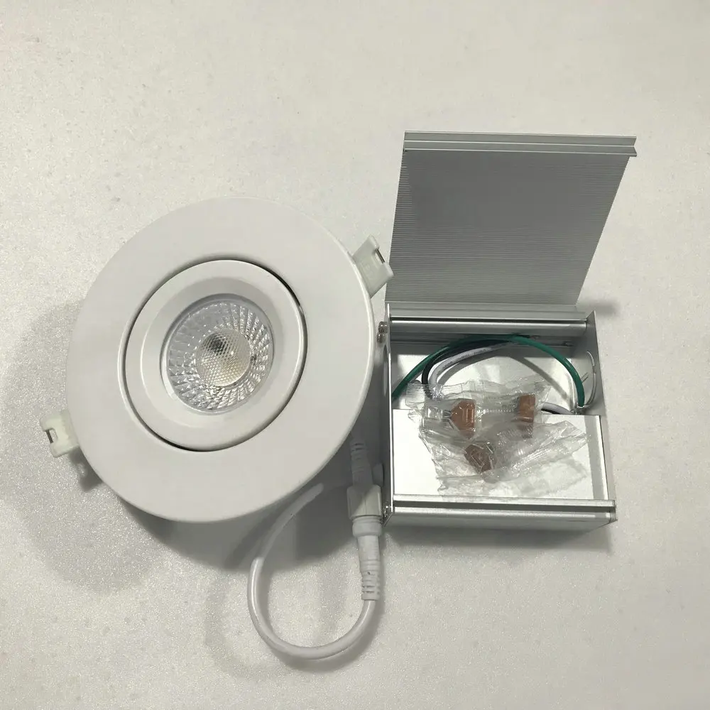 
ETL 9watt 4 inch Cri 90 LED Gimbal light Recessed Led Downlight 