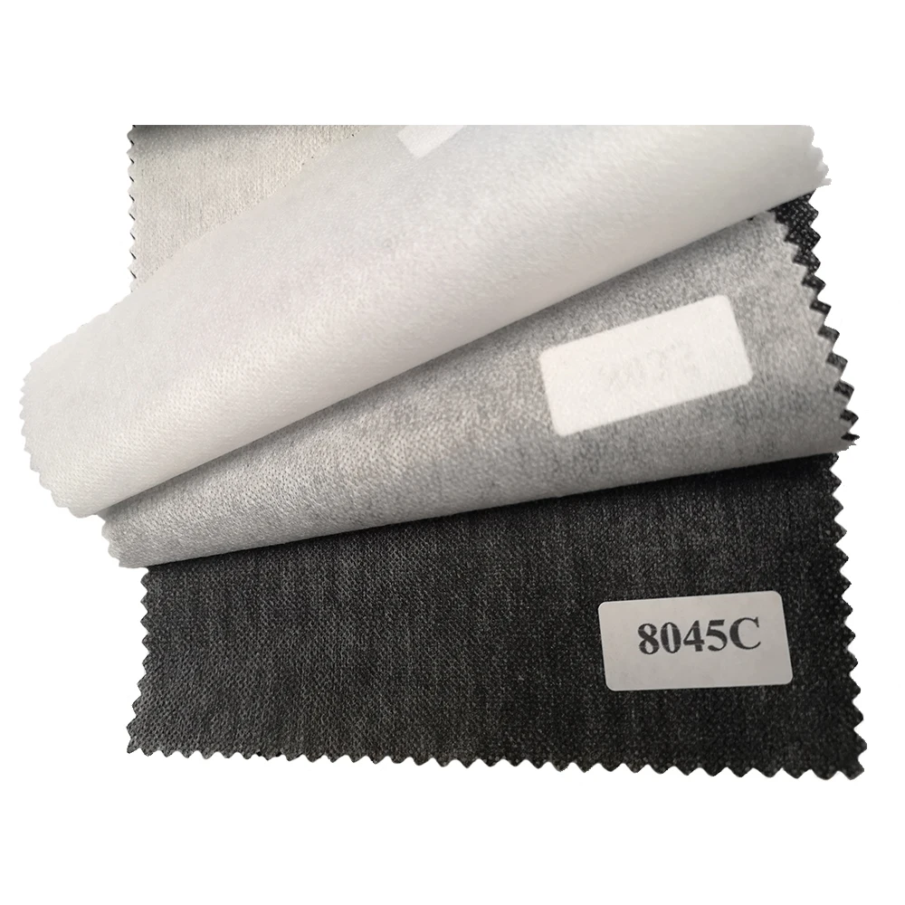 GAOXIN eco-friendly nonwoven fusing interlining single/double dot PA/PES for garment