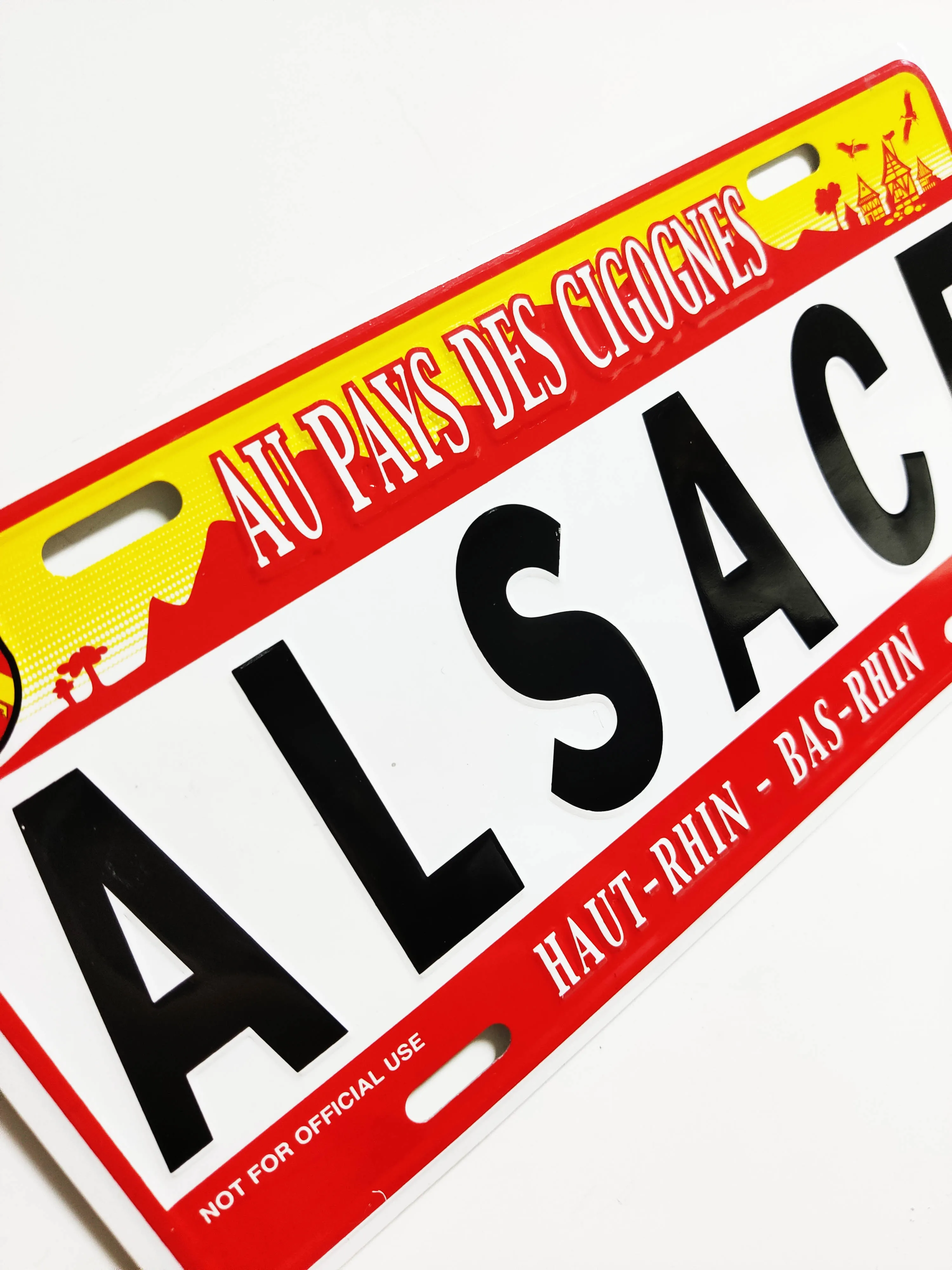 Custom Car Phone Number Plate Reflective Sheet Foil License Plate/Bicycle Number Plates