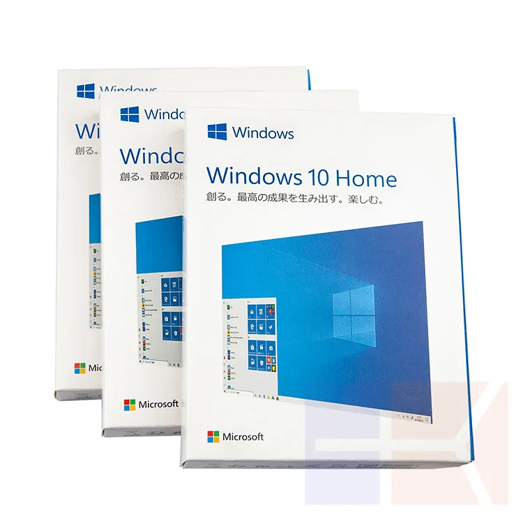 
 Японский Корейский Русский Английский пакет онлайн Активация полный бокс USB цифровой скачать лицензию Windows 10 Home ключ Microsoft  