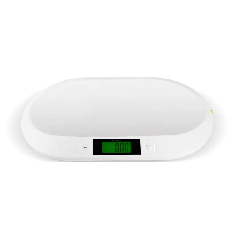 Baby Scale max 20kg 45lb/10g Tare Function Backlit LCD Display Toddler Baby Child