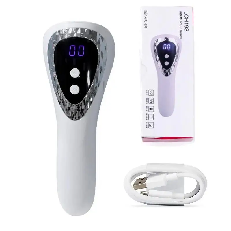 Handheld UV LED Lamp For Nails Drying Lamp Rechargeable Mini Manicure Lamp Nail Dryer  Portability Nail Art Tool