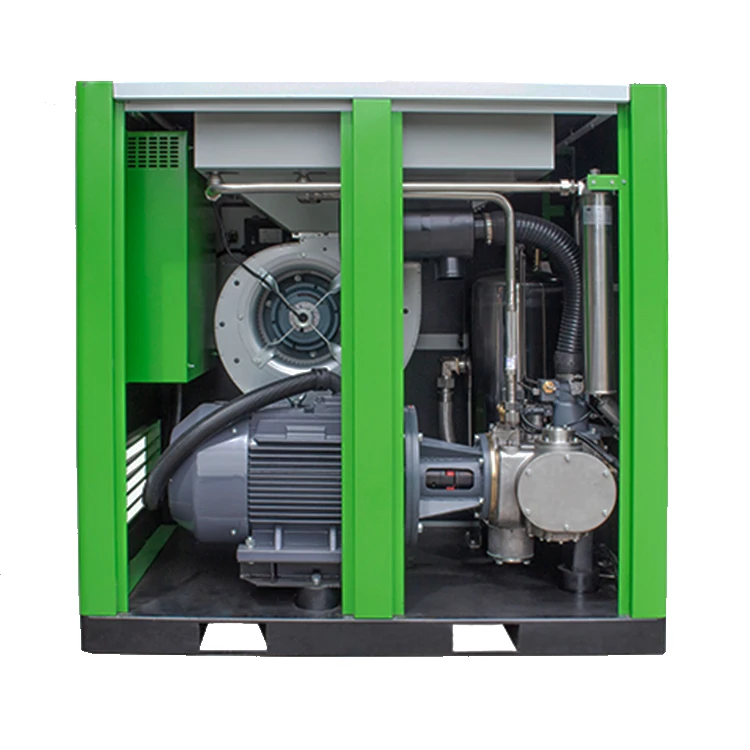 Low Noise 15kw 20hp 8bar Water Lubrication Oil Free Screw Air Compressor For Sale