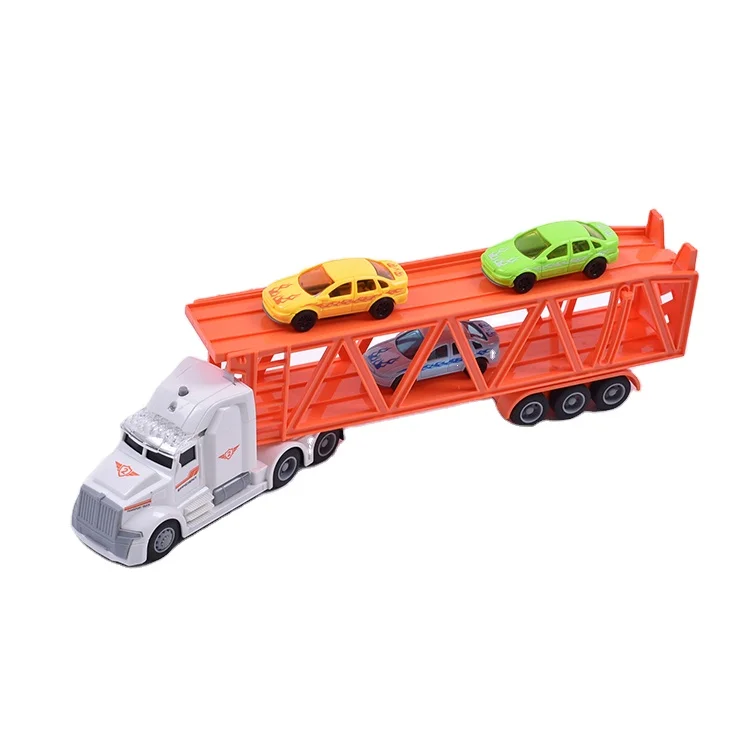 
Custom American Transporter Friction Truck Transport Carrier Car Toy Toy Car Set 