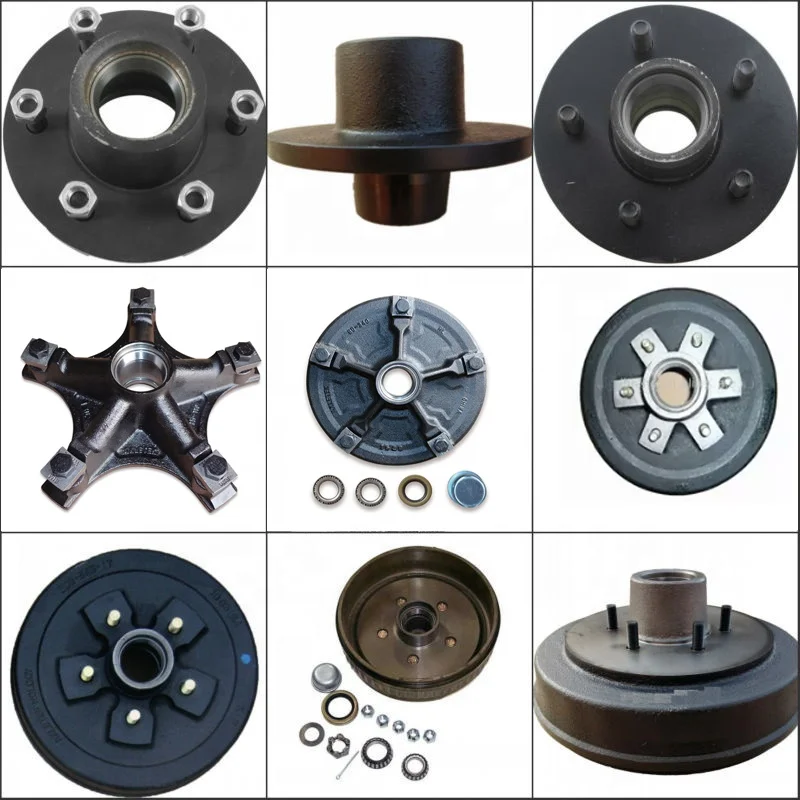 5 lug spoke hub unbrake axle part for utility trailer