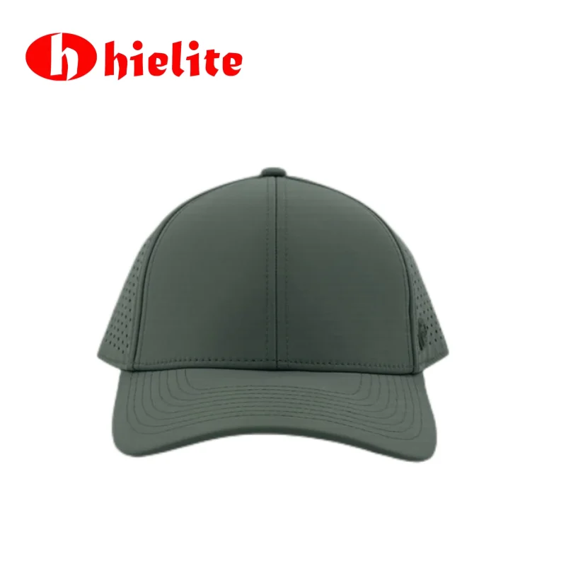 Adjustable Flat Customize Hip Hop Hats  Blank  green custom  quick dry snapback trucker sombreros laser cut cap