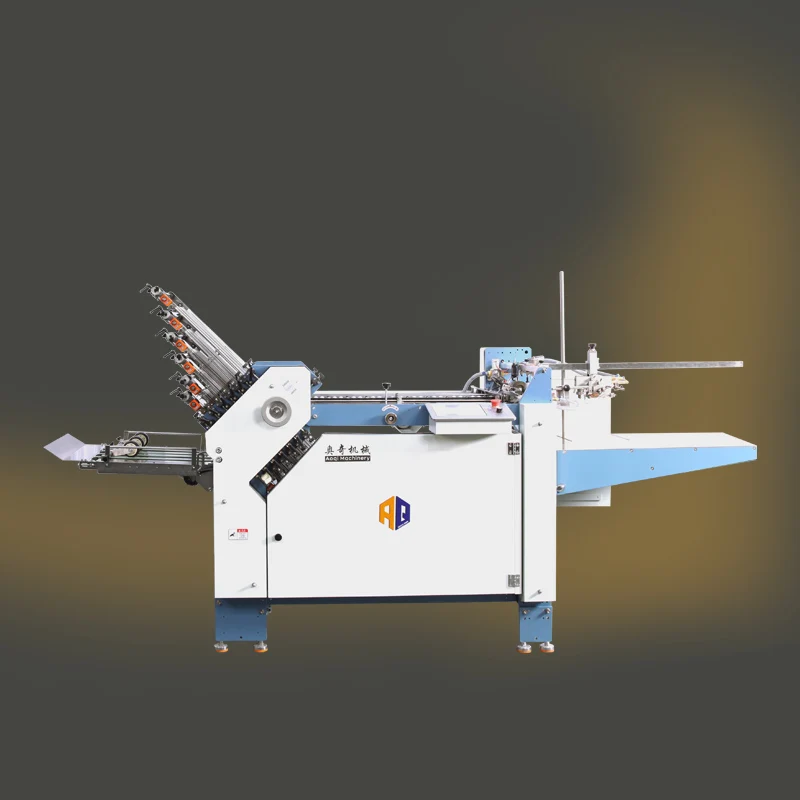 Counting and Kraft Paper Folding Machine for Leaflet Industrial Automatic High Speed Paper Cheap Price 12 Fold Printing Company