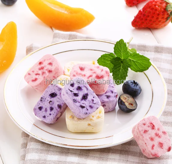 Dried Yogurt Fruit Snacks For Breakfast Yogurt Cube Freeze Dried High Protein Exotic Snacks Energy Boost