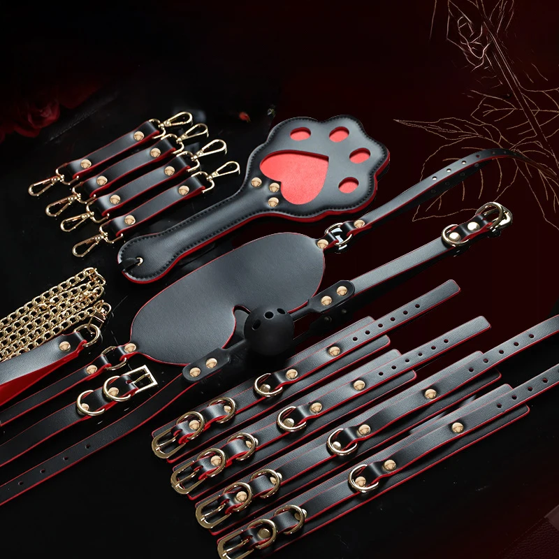 8 Piece BDSM Sexuels Wholesale Erotic Adult for Couples Sex Furniture Set Sex Toys Gear japan Bondage Kit SM Products