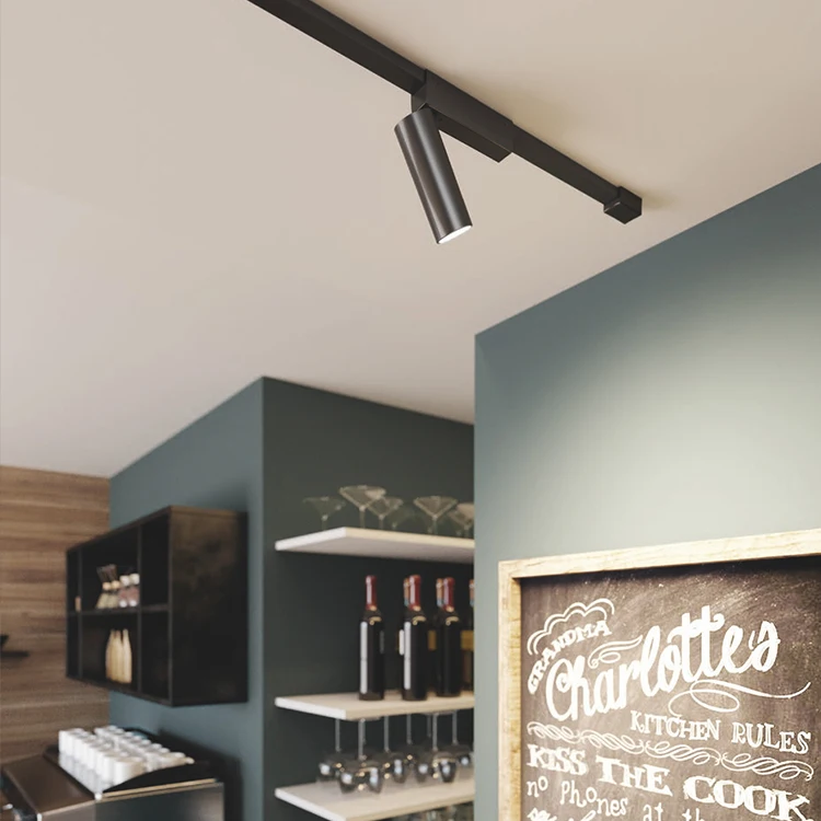 Latest Design Surface Mounted Aluminum Alloy Rail System Hotel Showroom Smart Led Linear Track Light