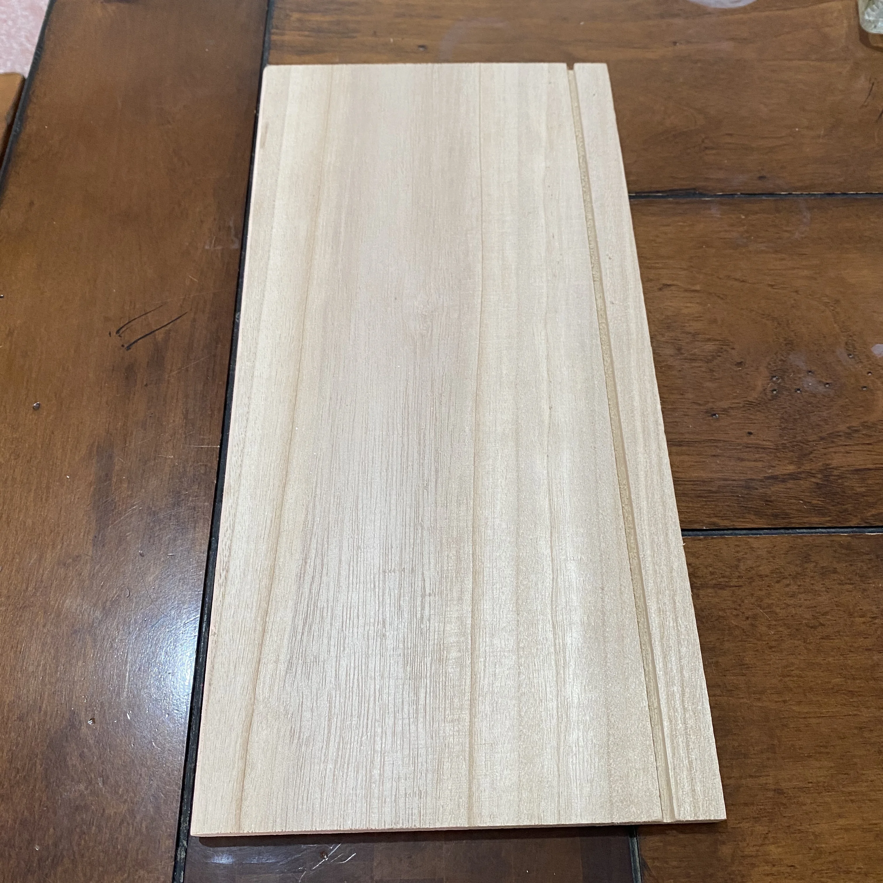 Dovetails Grooved Poplar Paulownia Drawer Board Grooved Poplar Panel for Furniture Cabinet