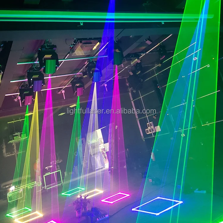 Hot Sale 12W Moving Head Laser Disco Light Stage Dj Disco Full Color Laser Light Projector