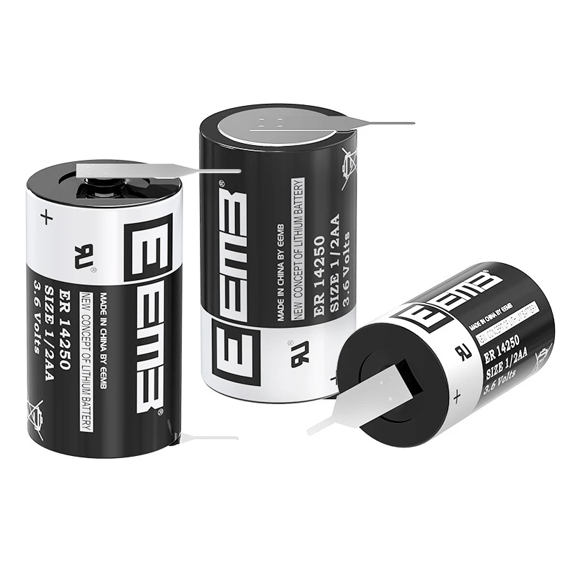 EEMB 3.7V Lithium ion Batteries ER14250 S With Wires and Tabs