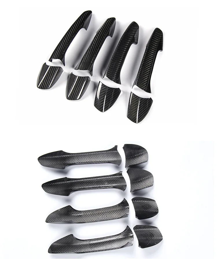 Carbon Fiber Factory Automotive Parts  Door Handles Trim Cover for Mercedes Benz A/B/C/E/S/GLA/GLK/CLA/CLS/GL/SL/M-CLASS